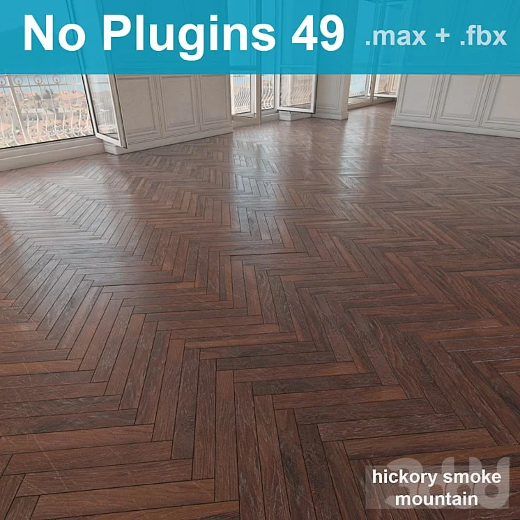 Herringbone parquet scratched 49 (without plugins)